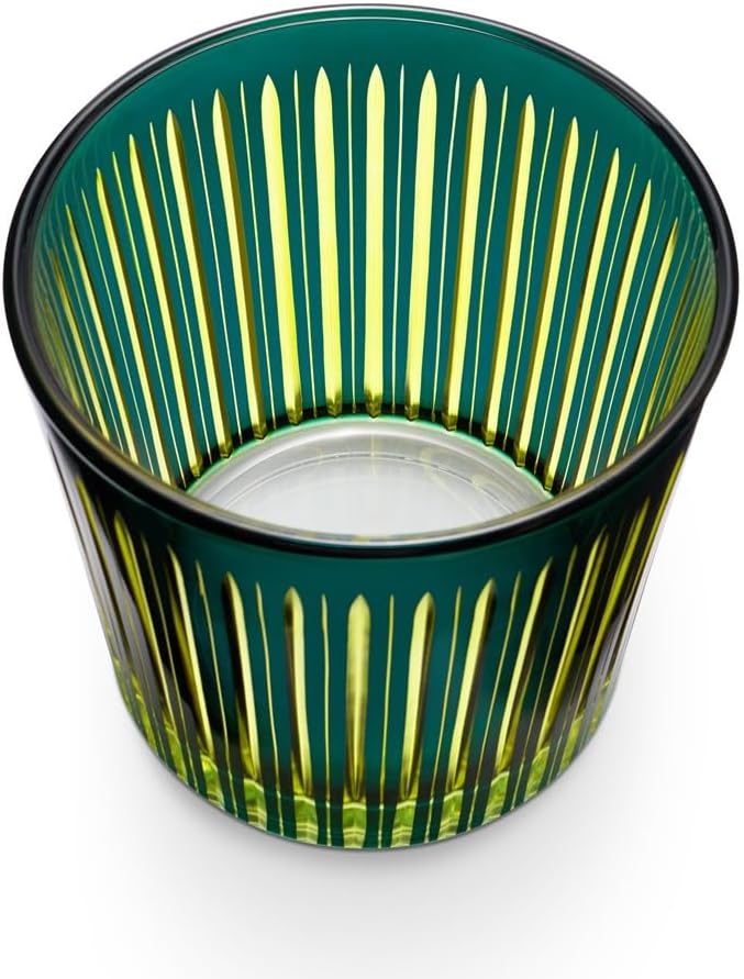 Prism Ice Bucket + Tongs - Green
