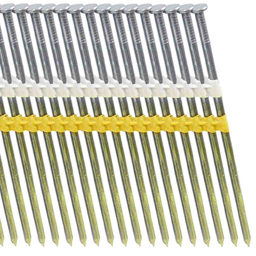 5-1/8' x .148 Smooth Brite Strip Nails 21-DEG Plastic 1,800ct