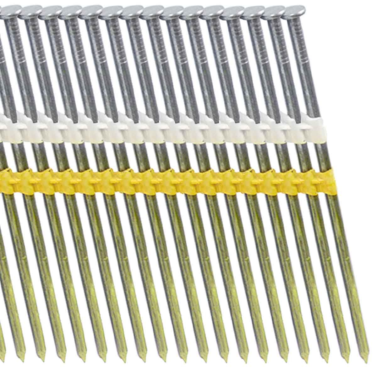 5-1/8' x .148 Smooth Brite Strip Nails 21-DEG Plastic 1,800ct