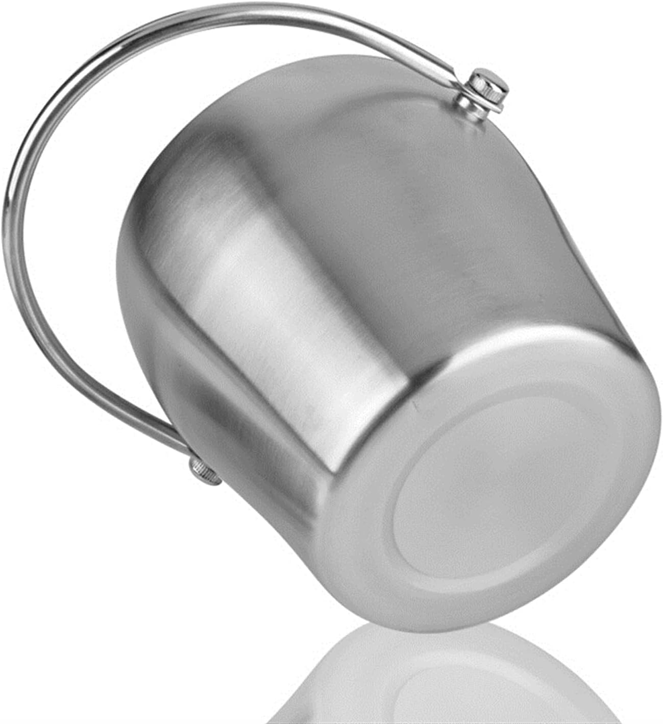 Ice Bucket Champagne Bucket Ice Bucket Container ，Double Stainless Steel Ice Bucket Ice Wine Bucket with Lid 2L with Handle for Home Bar Chilling Beer and Wine Ice Bucket Beverage Tub