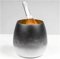 SUNESA Ice Buckets Ice Bucket Fashion Gradient Champagne Bucket Stainless Steel Ice Bucket Creative Eggshell Ice Bucket for Home Bar Insulated Ice Bucket (Color : 1)