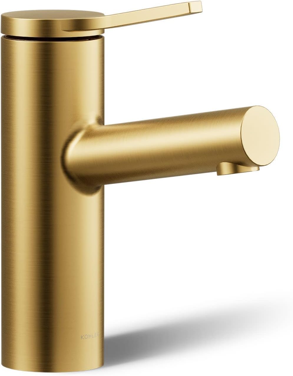 Kohler K-35048-4K-2MB Elate® Single-Handle Bathroom Sink Faucet, Bathroom Faucets,1.0 GPM, Vibrant Brushed Moderne Brass