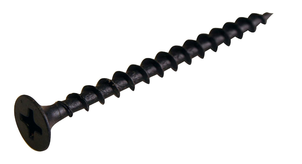 8-15X3 Fine Thread Drywall Screws | Phillips | Bugle Head | Steel | Black Oxide (Quantity: 2000)