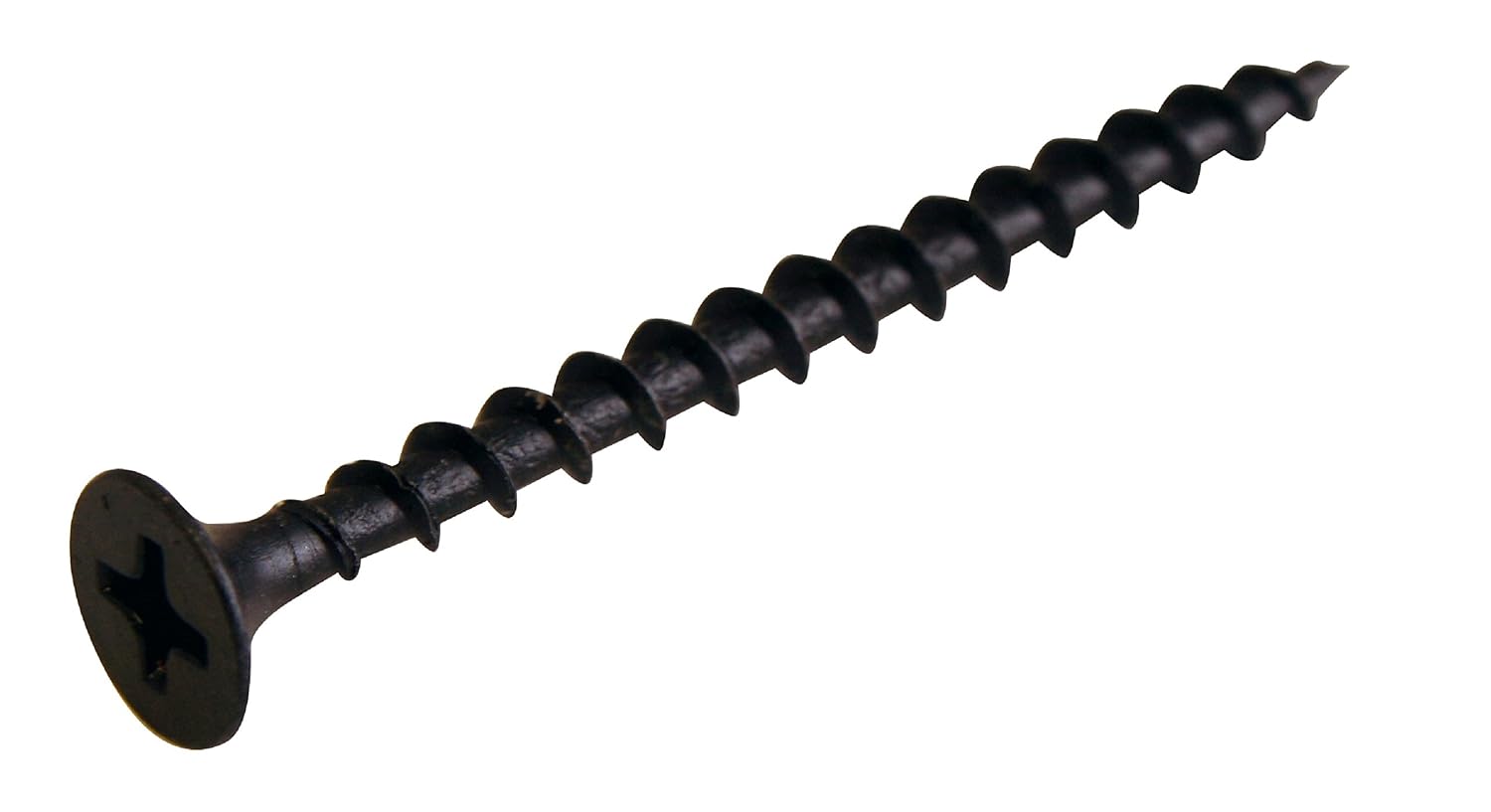 8-15X3 Fine Thread Drywall Screws | Phillips | Bugle Head | Steel | Black Oxide (Quantity: 2000)