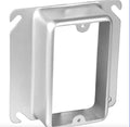 Electrical One Gang 4' x 4' Device Ring 1-1/4' Raised Plaster Ring/Mud Ring 1-1/4' Raised Ring 1 Gang Used to Make Outlet/Switch Flush to Wall Ideal for Double 5/8' Drywall (50)