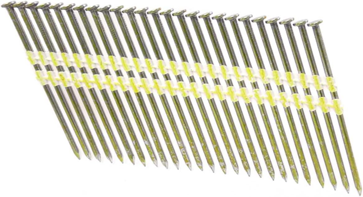 3-1/2' x .131 Smooth Brite Strip Nails 21-DEG Plastic 4,000ct