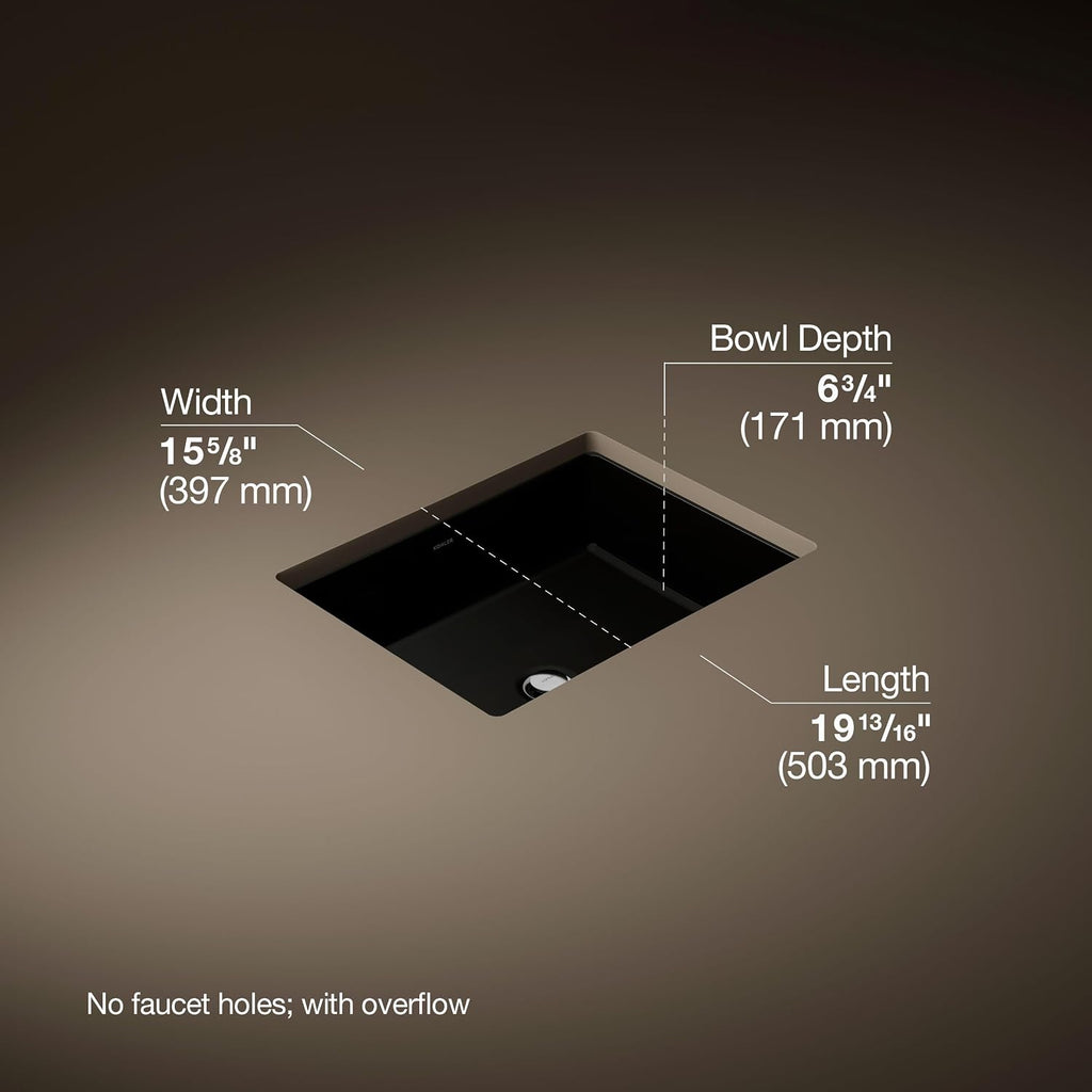 KOHLER VERTICYL™ RECTANGLE UNDERCOUNTER LAV
