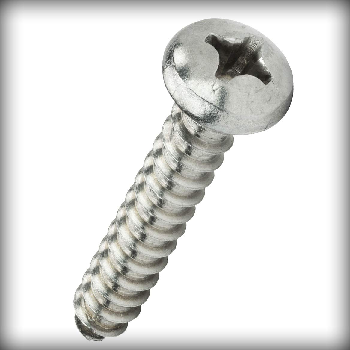 New Pack of 1000 Pcs #1 x 5/8' inch Sheet Metal Screws Set Self Tapping Pan Head Stainless Steel Set Warranity by Pr-Merchant