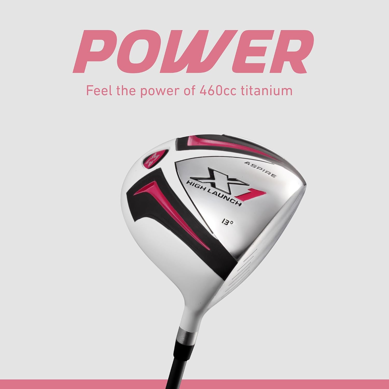 Aspire X1 Womens Golf Clubs Full Set – Driver, Fairway, Hybrid, 6-PW Irons, Putter, Stand Bag & Headcovers - Graphite Shafts - Right Handed