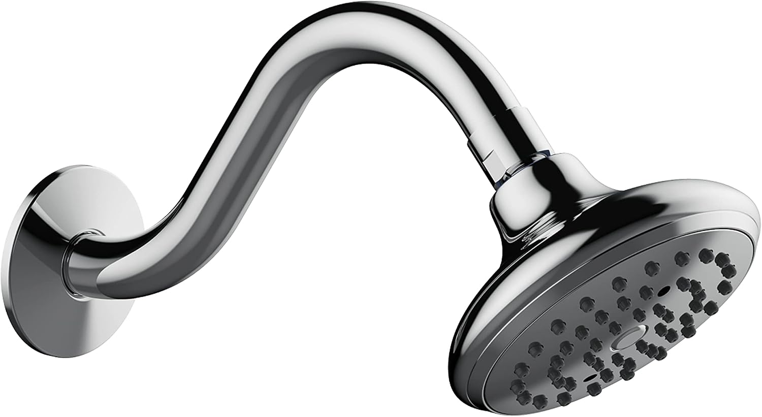 Oakmont Bath and Shower Trim Kit with Valve, Dual-Handle, High-Pressure Shower Head, Water-Saving, Polished Chrome, WaterSense Certified – Design House, 595694