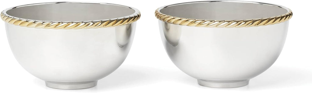Reed And Barton 896532 Roseland Nut Bowl, Set of 2