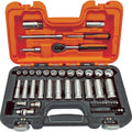 Bahco S330L Socket Set of 53 Metric 3/8in Deep Drive + 1/4in Accessories