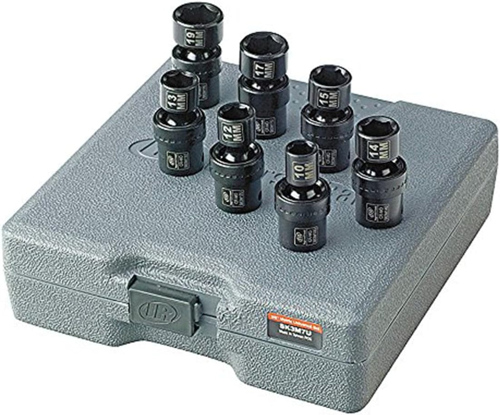 Ingersoll Rand SK3M7U 3/8-Inch Drive 7-Piece Metric Universal Impact Socket Set