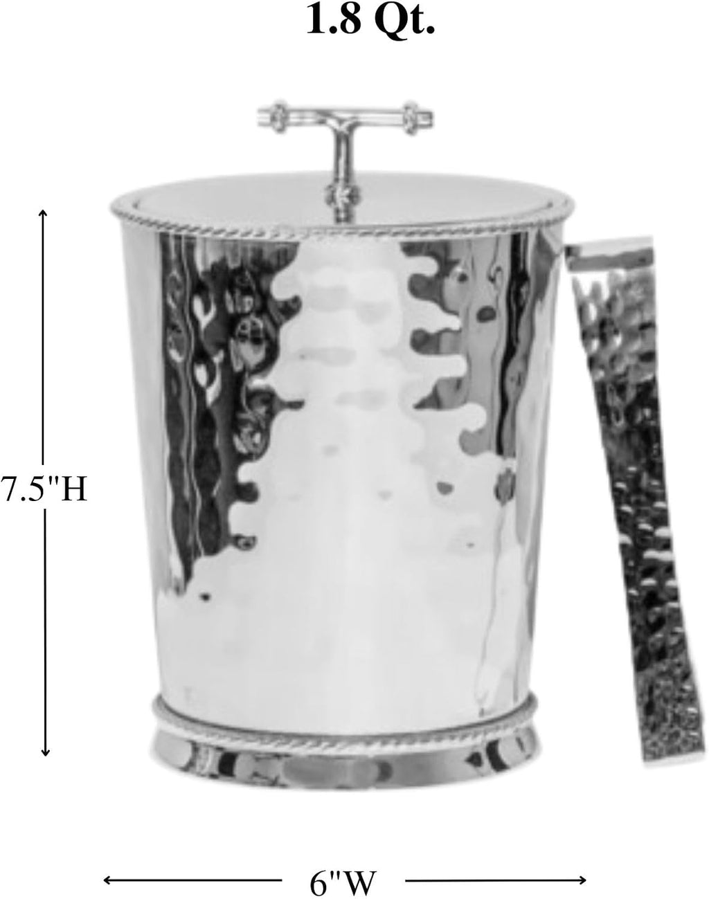 Juliska Graham Lidded Ice Bucket - Bohemian Dishware