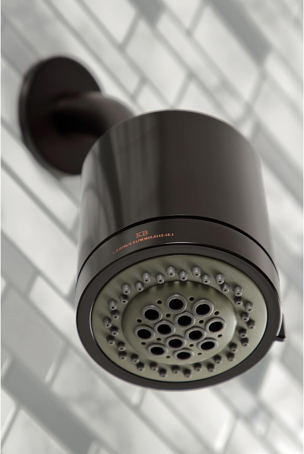 Kingston Brass KBX8135NDL NuvoFusion Triple-Handle Tub and Shower Faucet in Oil Rubbed Bronze