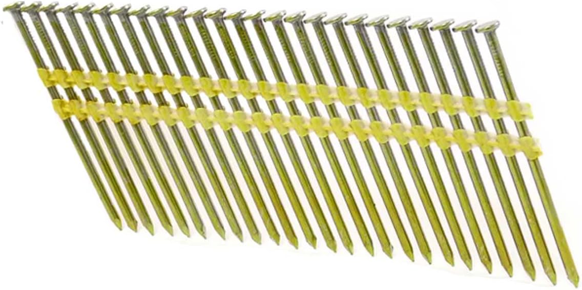 3 1/4' x .120 Smooth Brite Strip Nails 21-DEG Plastic 4,000ct