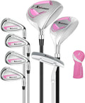 XDriveMax 7-Piece Complete Golf Clubs Set for Men & Women (Left/Right Hand), Advanced Performance Set with Fairway Wood, Hybrid, Irons and Putter, Regular Flex (No Golf Bag Included)