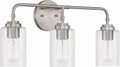 Craftmade Stowe 3 Light Vanity Brushed Polished Nickel