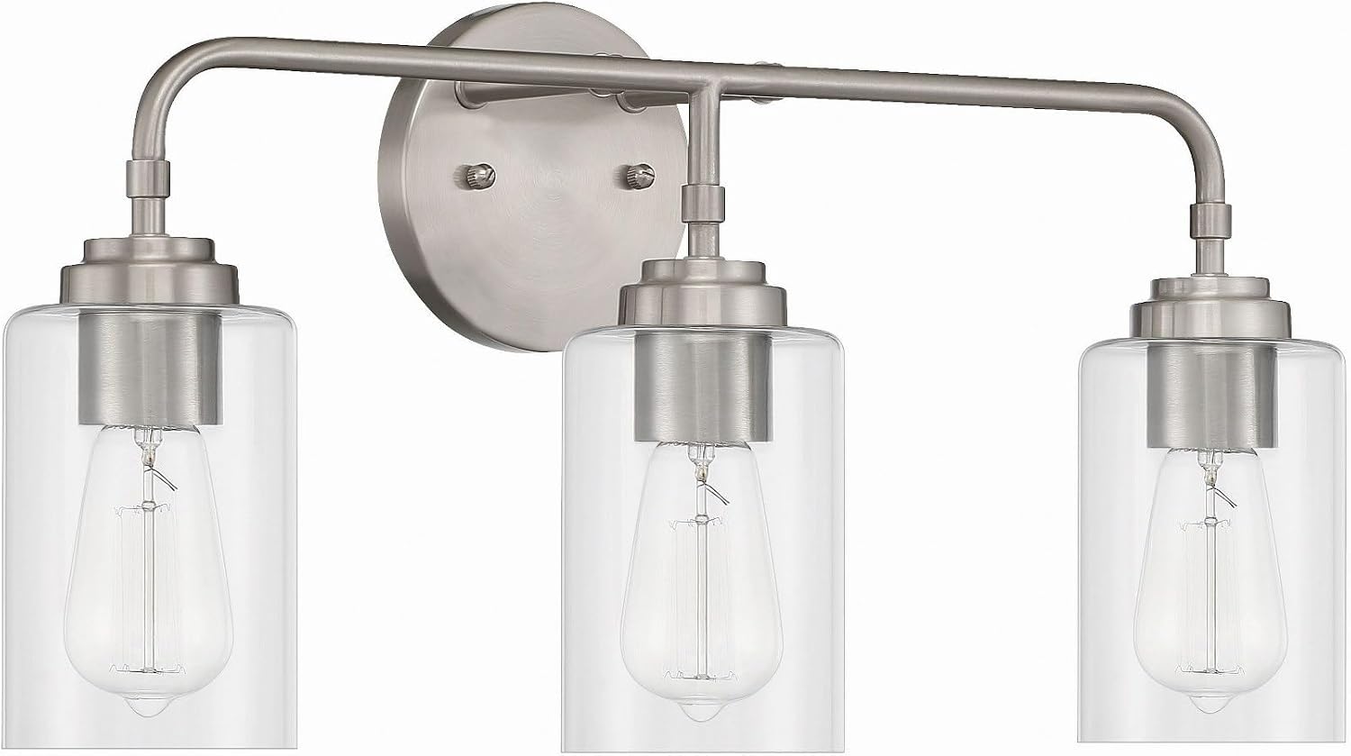 Craftmade Stowe 3 Light Vanity Brushed Polished Nickel