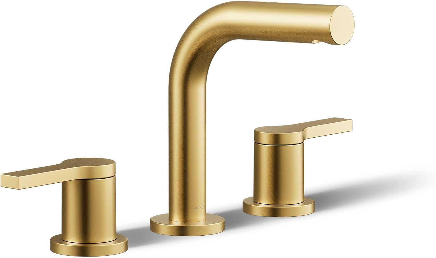 KOHLER K-33592-4K-2MB Elate® Widespread Bathroom Sink Faucet, Durable Brass Bathroom Faucets, Sleek Finish, 1.0 GPM, Vibrant Brushed Moderne Brass