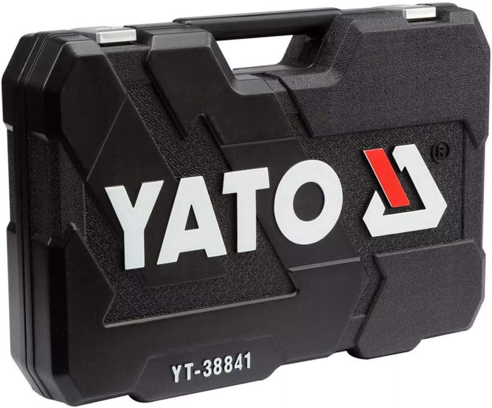 Yato YT-38841 216-Piece Socket Spanner Set – 1/4 Inch, 3/8 Inch and 1/2 Inch