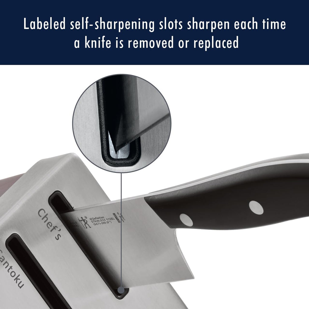 HENCKELS Statement Razor-Sharp 14-Piece Knife Set, German Engineered Knife Informed by over 100 Years of Mastery