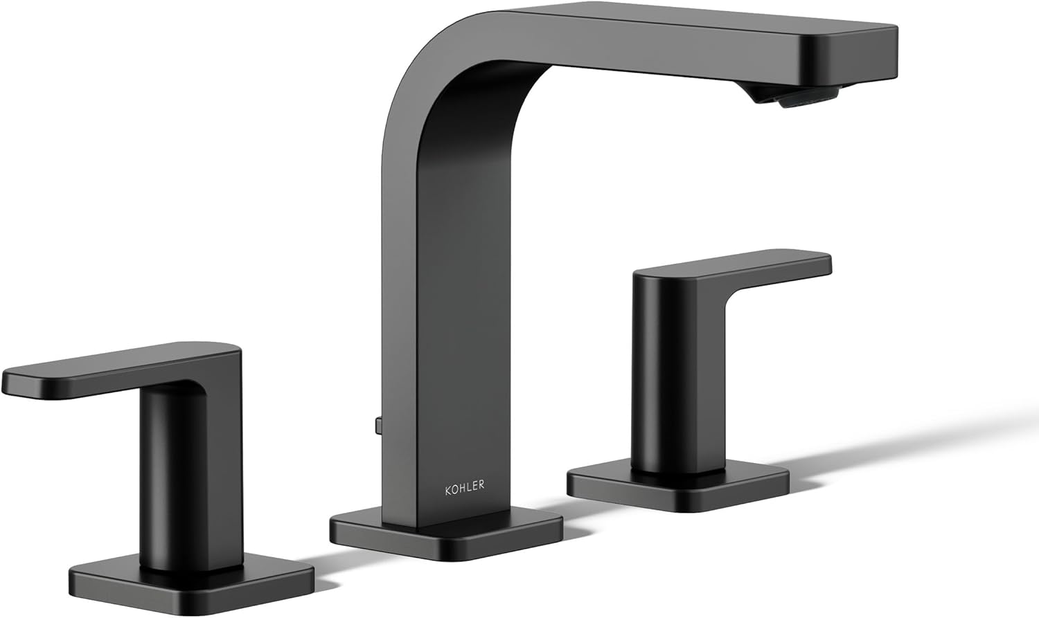 Kohler 23484-4-BL Parallel® Widespread Bathroom Sink Faucet, 1.2 gpm, Matte Black