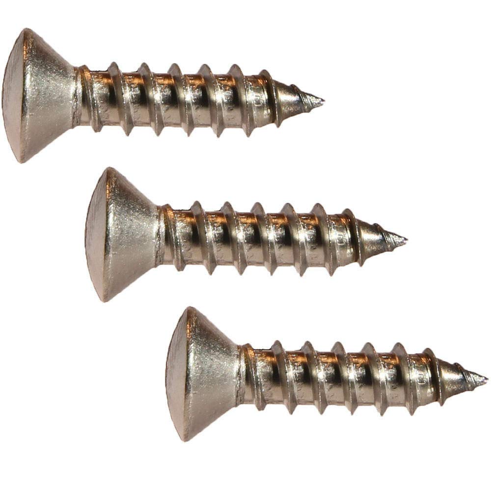 Slotted Oval Head Sheet Metal Screw Stainless Steel #8 x 3' 500 Pcs self Tapping Screws Metal B2B