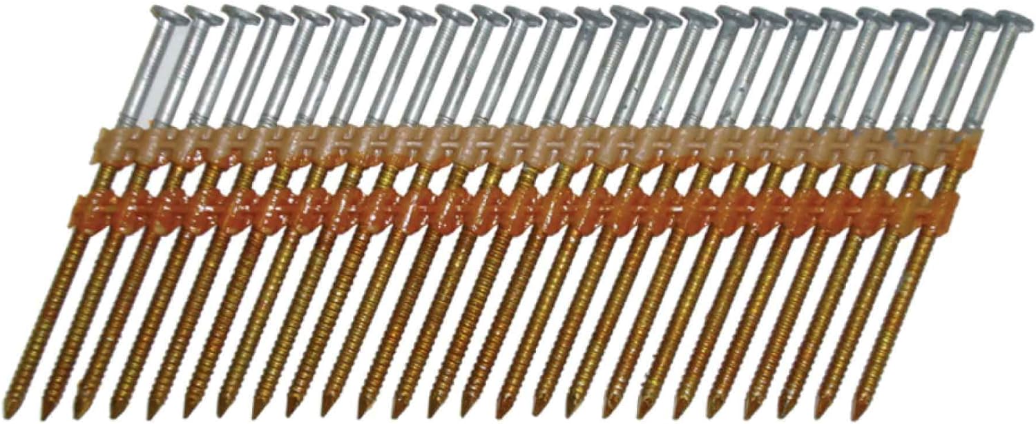 Metabo HPT Framing Nails | 2-1/2 In x .131 | 21 Degree | Full Round Head | Ring Shank | Hot Dipped Galvanized | 4,000 Count | 10311HPT