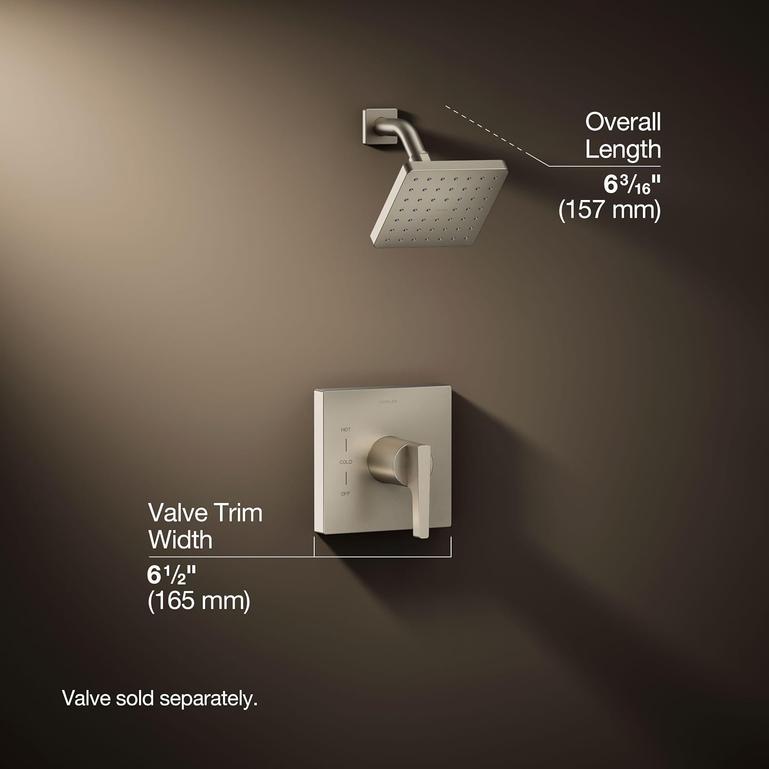 KOHLER Honesty Rite-temp Shower Trim With 2.5 Gpm Showerhead And Lever Handle
