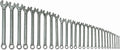 Williams JHWMWS-27TA 27-Piece SUPERCOMBO High Polish Metric Combination Wrench Set