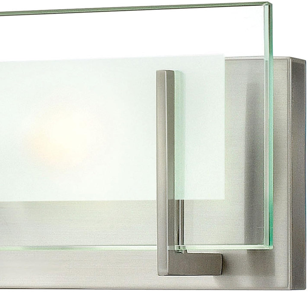 Hinkley Latitude 18' Two Light 120W G9 Bathroom Vanity Fixture, Brushed Nickel