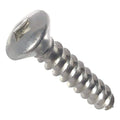 #8 x 1' - Oval Head Sheet Metal Screws Square Drive Stainless Steel 1000 Pcs self Tapping Screws Metal B2B