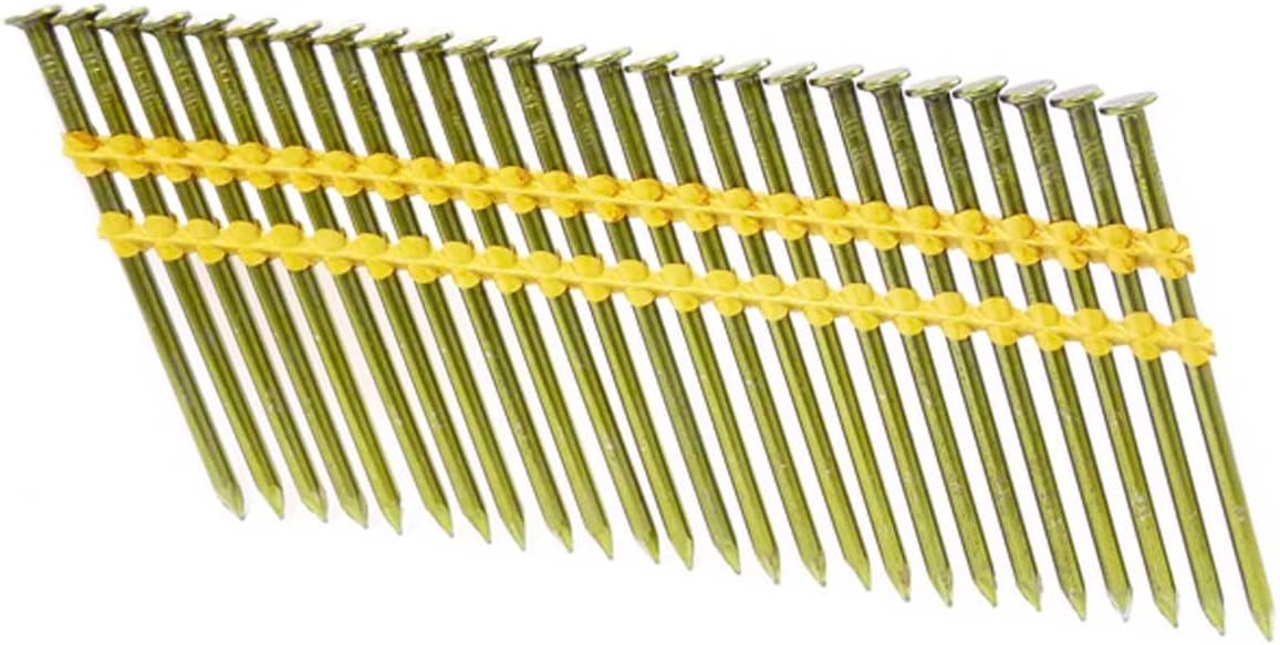 3-1/2' x .162 Smooth Brite Strip Nails 21-DEG Plastic 3,000ct