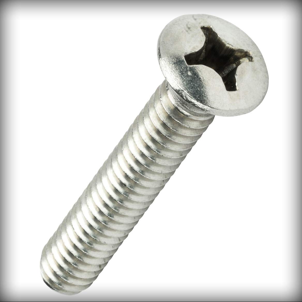 New Pack of 500 Pcs 1/4-20 x 5/8' inch Phillips-Drive Oval Head Machine Machine Screws Kit Stainless Steel 18-8 Set Warranity by Pr-Merchant