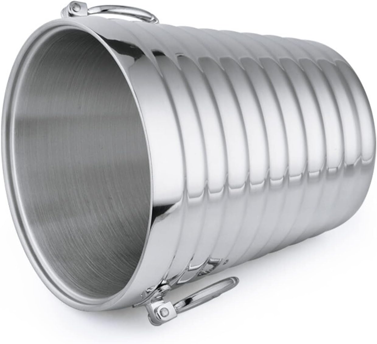 Ice Bucket Champagne Bucket Ice Bucket Thickened Stainless Steel Ice Bucket Double Layer Insulation Design Made Champagne or Wine Bucket Keeps Ice Frozen Longer Ice Bucket Beverage Tub (Size : CH)