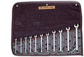 Wright Tool 950 Full Polish Metric 12 Point Combination Wrench Set 7mm - 19mm (11-Piece) , Silver