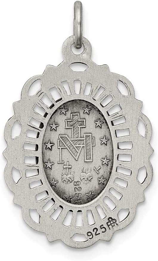 Sterling Silver Antiqued Miraculous Medal