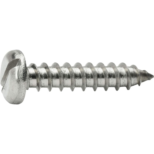 #10 x 1' - Pan Head Sheet Metal Screws Stainless Steel Slotted Drive 500 Pcs self Tapping Screws Metal B2B