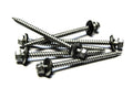 9x2-1/2 Hex Head Roofing Screws with Neoprene Washer (Weather Coat) 500 pcs Sheet Metal Screws B2B