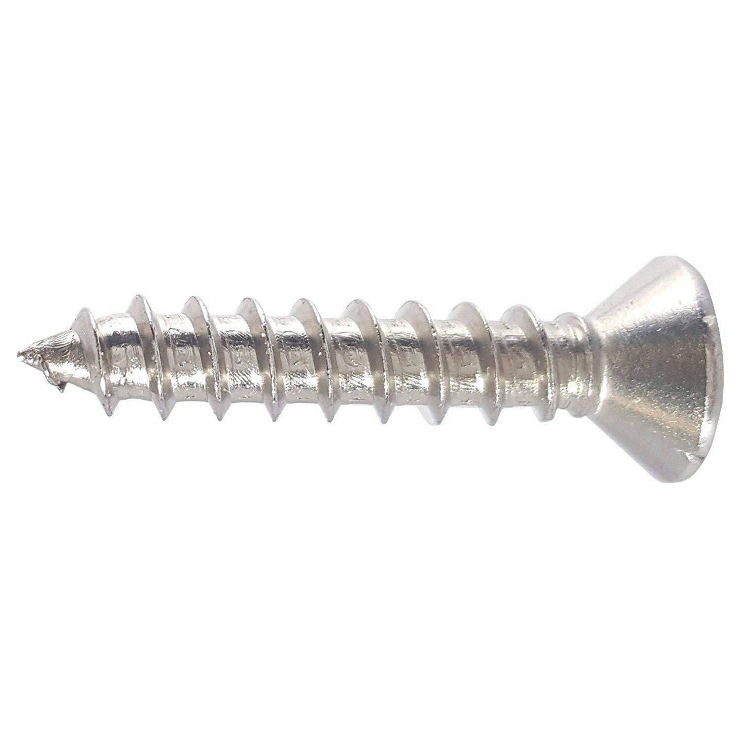 #6 x 1' - Oval Head Sheet Metal Screws Square Drive Stainless Steel 2500 Pcs self Tapping Screws Metal B2B