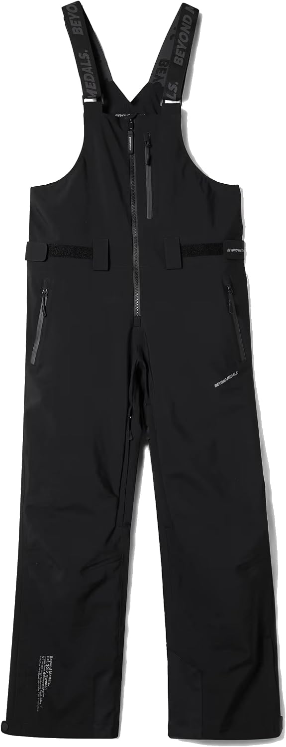 Beyond Medals Tech Snow Sport Bib 3L - Grey Snow | Medium