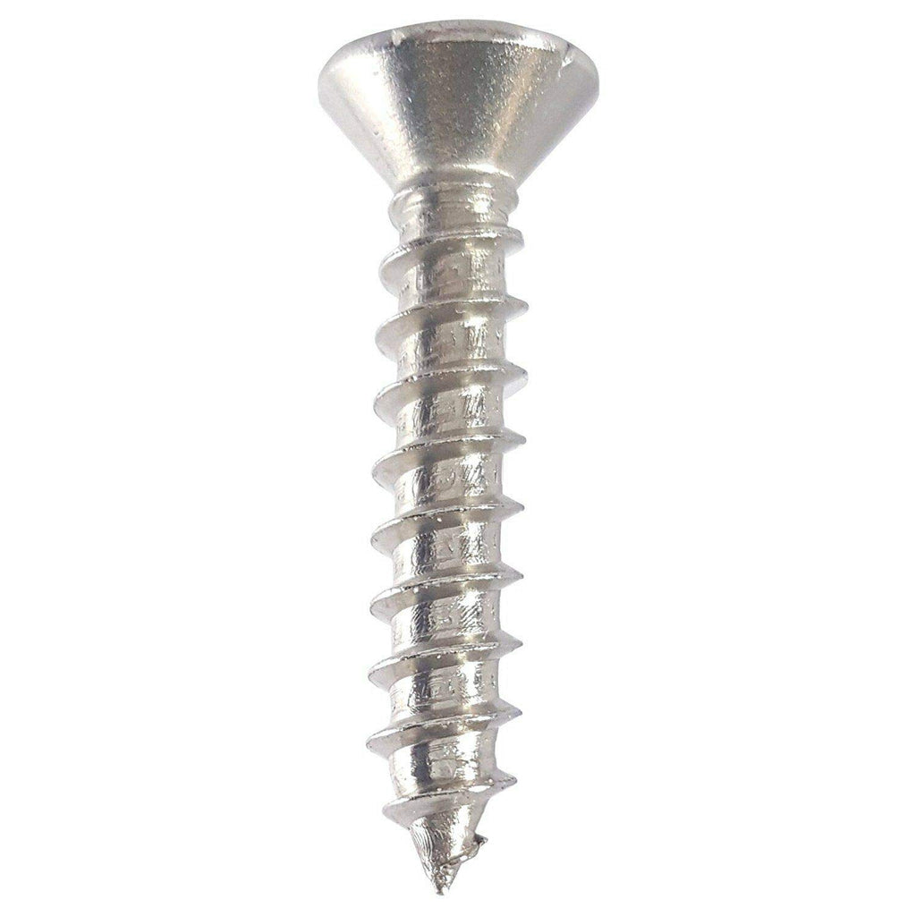#6 x 1' - Oval Head Sheet Metal Screws Square Drive Stainless Steel 2500 Pcs self Tapping Screws Metal B2B