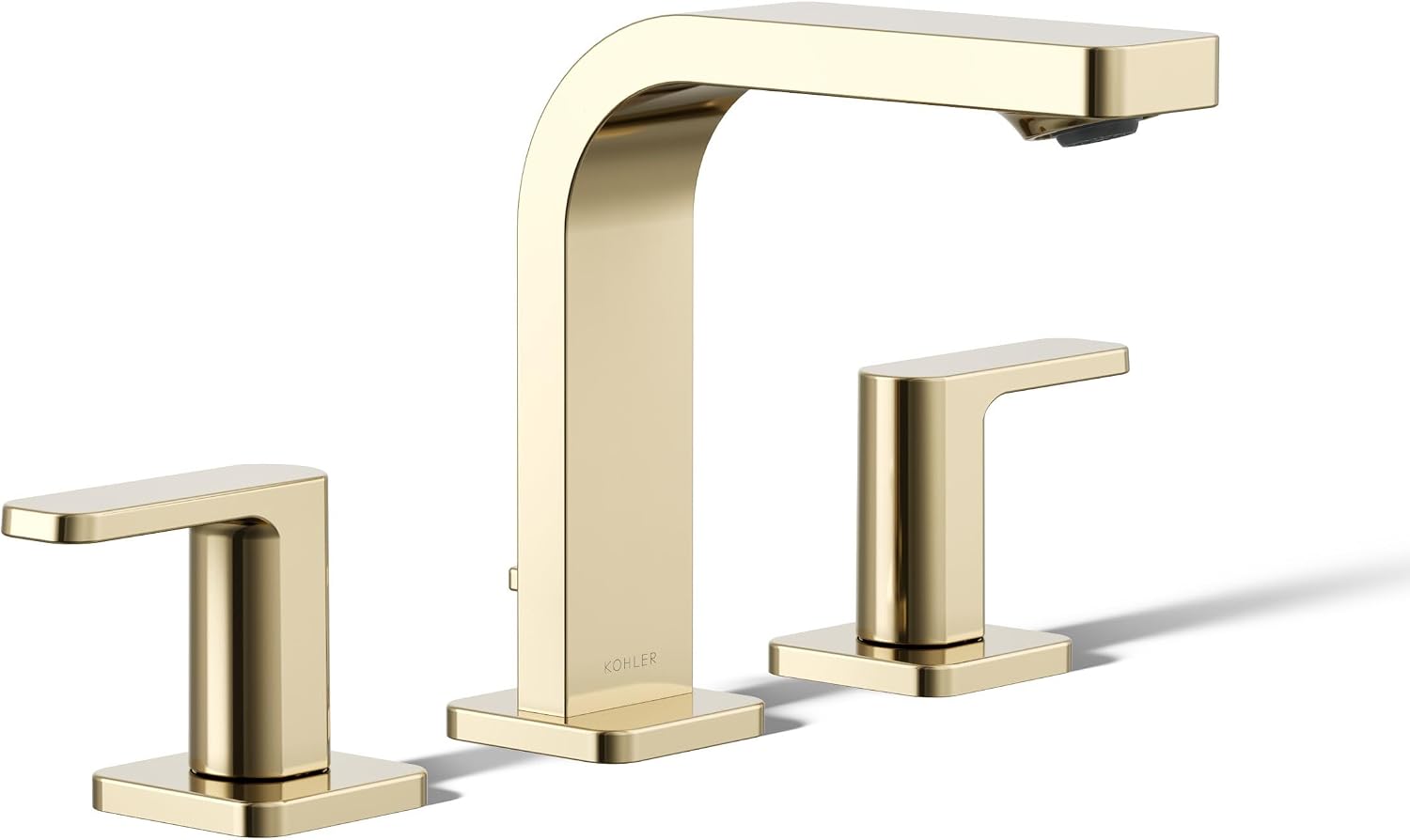 Kohler 23484-4-AF Parallel® Widespread Bathroom Sink Faucet, 1.2 gpm, Vibrant French Gold
