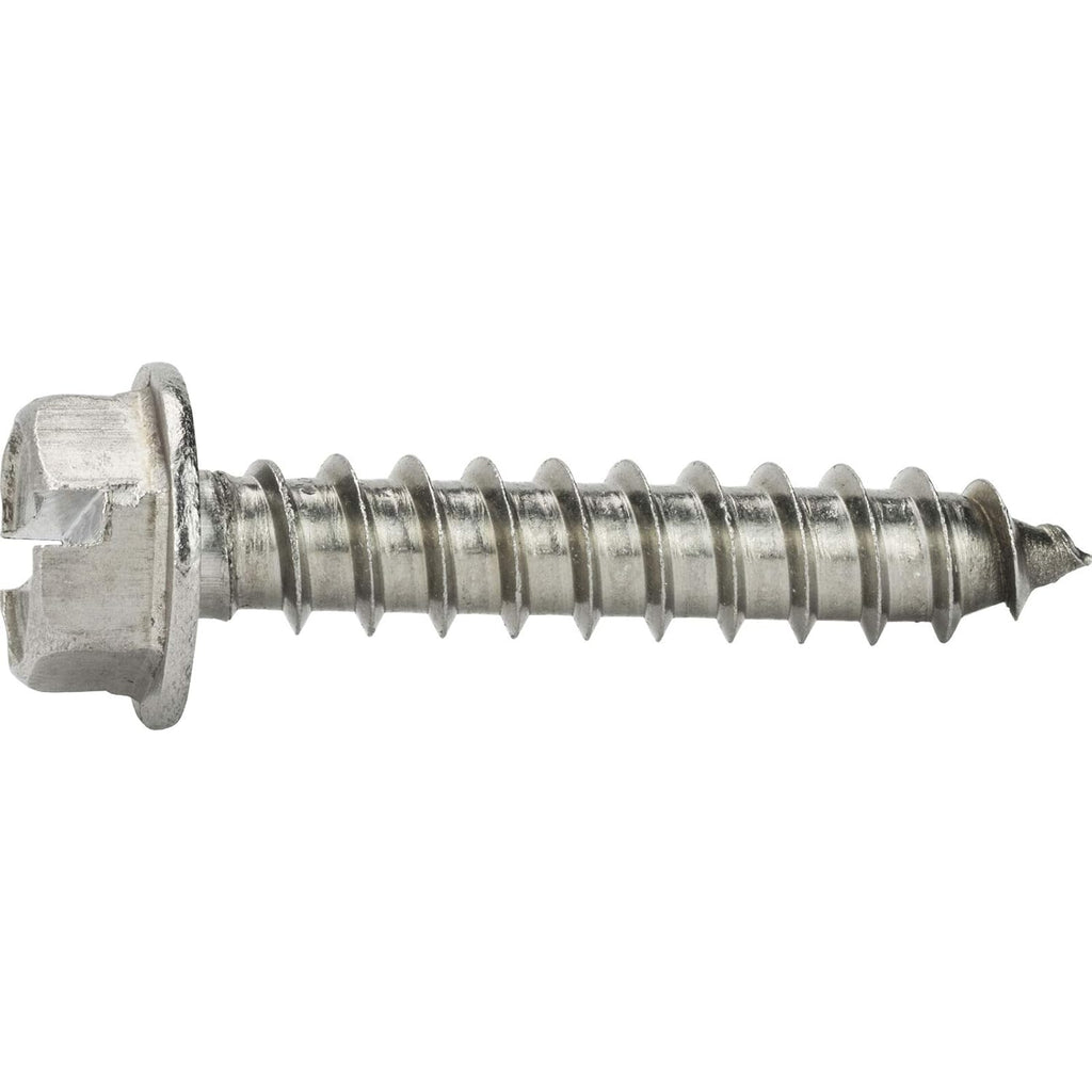 #10 x 2-1/2' - Hex Head Sheet Metal Screws Self Tapping Stainless Steel 250 Pcs self Tapping Screws Metal B2B