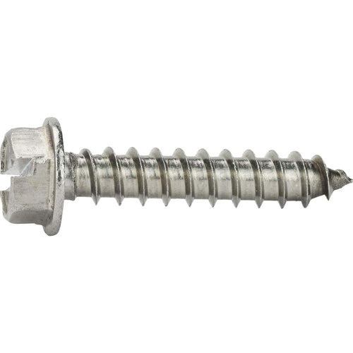 #10 x 2-1/2' - Hex Head Sheet Metal Screws Self Tapping Stainless Steel 250 Pcs self Tapping Screws Metal B2B