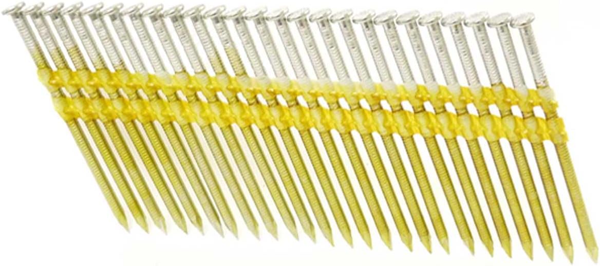 3 1/2' x .162 Ring 316SS Strip Nails 21-DEG Plastic 500ct