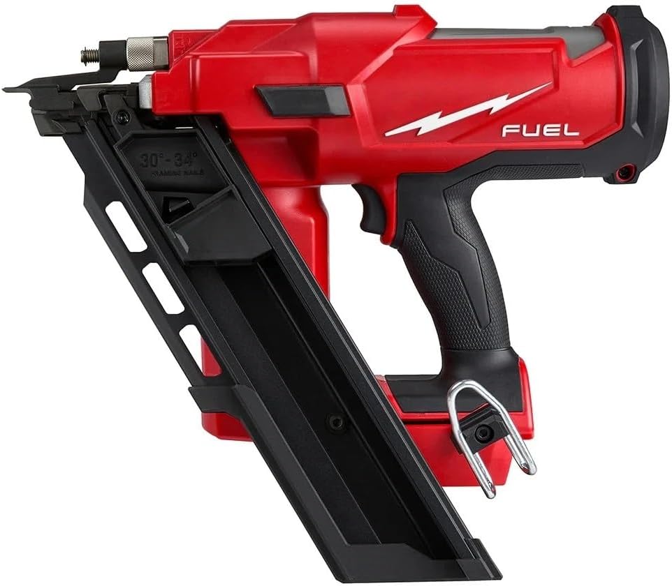 2745-20 for Milwaukee M18 FUEL 30-Degree Cordless Framing Nailer Length 14.1 in Width 4.7 in Height 15.2 in - Red