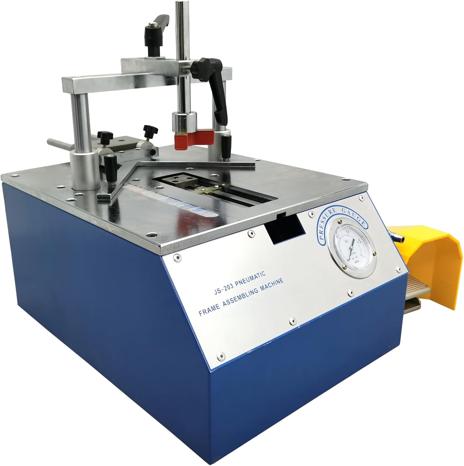 Pneumatic Nail Angle Machine Maximum Width 4.3' Woodworking Assembling Photo Frame Decorative Painting Frame Machine Desktop Adjustable Angle