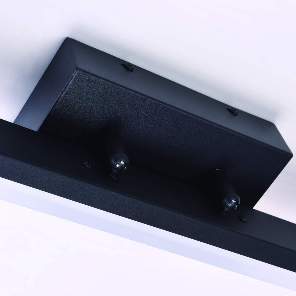mirrea 36in Modern LED Vanity Light for Bathroom Lighting Dimmable 36w Black Painted (Cold White 5000K)